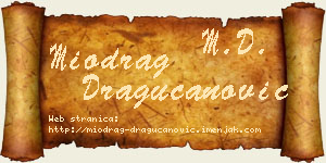Miodrag Dragucanović vizit kartica